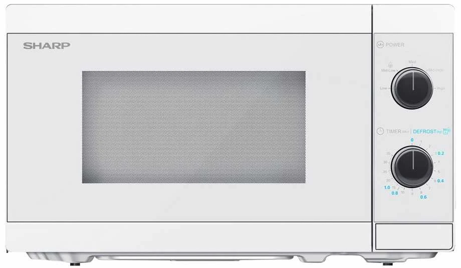 Sharp Aštrus | Mikrobangų krosnelė | YC-MS01E-C | Laisvai stovintis | 20 L | 800 W | Baltas