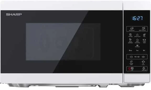 Sharp Aštrus | Mikrobangų krosnelė | YC-MS02E-W | Laisvai stovintis | 20 L | 800 W | Baltas