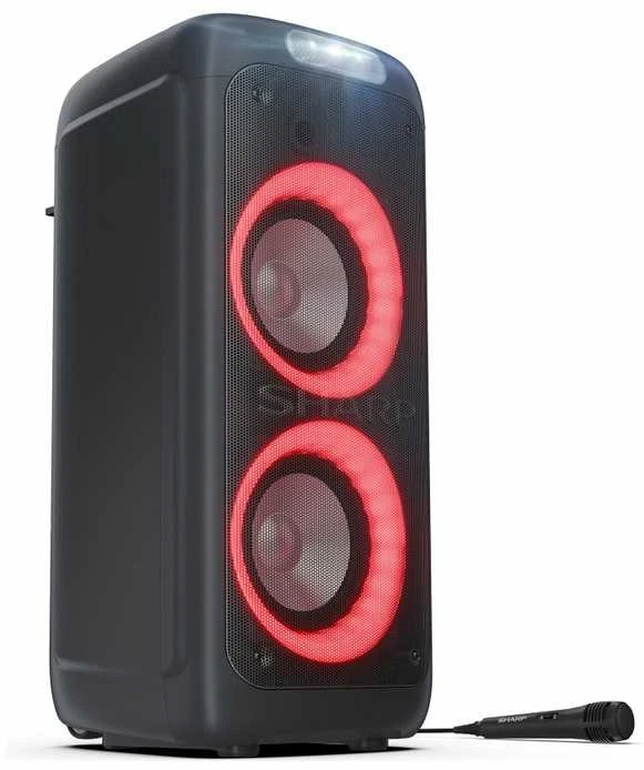Sharp PS-949 Party Speaker with Built-in Baterija | Sharp | Party Speaker | PS-949 XParty Street Beat | 132 W | Atsparus vandeniui | Bluetooth | Belaidė jungtis | Portable | Juodas