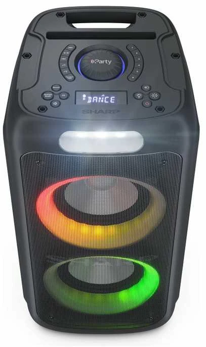 Sharp PS-949 Party Speaker with Built-in Baterija | Sharp | Party Speaker | PS-949 XParty Street Beat | 132 W | Atsparus vandeniui | Bluetooth | Belaidė jungtis | Portable | Juodas