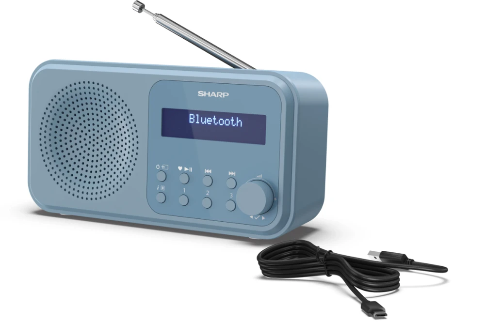 Sharp | Tokyo Digital Radio | DR-P420(BL) | Bluetooth | Belaidė jungtis | Portable | Mėlyna