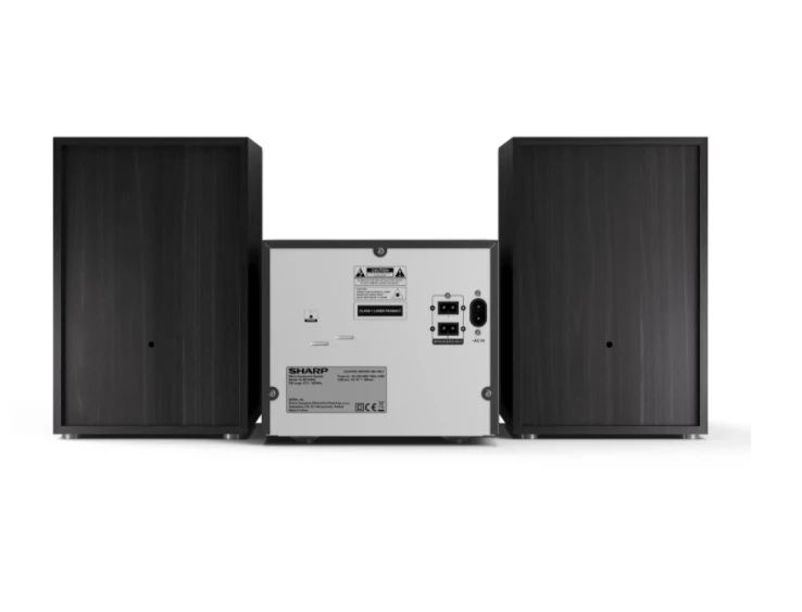 Muzikinis centras Sharp XL-B512(BK) Hi-Fi Micro System, CD/FM/USB/Bluetooth v5.0, 45W, Juodas | Sharp | Hi-Fi Micro System | XL-B512(BK) | Juodas | USB port | AUX in | Bluetooth | CD grotuvas | FM radio | Belaidė jungtis