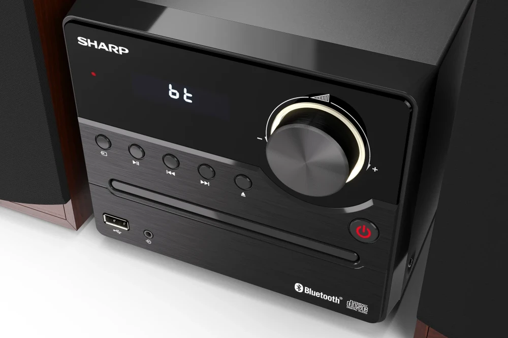 Muzikinis centras Sharp XL-B512(BR) Hi-Fi Micro System, CD/FM/USB/Bluetooth v5.0, 45W, ruda | Aštrus | Hi-Fi mikrosistema | XL-B512(BR) | Ruda | USB prievadas | AUX in | Bluetooth | CD grotuvas | FM radijas | Belaidė jungtis