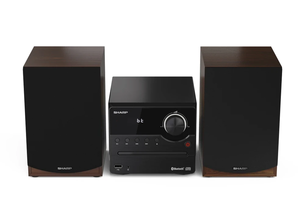 Muzikinis centras Sharp XL-B512(BR) Hi-Fi Micro System, CD/FM/USB/Bluetooth v5.0, 45W, ruda | Aštrus | Hi-Fi mikrosistema | XL-B512(BR) | Ruda | USB prievadas | AUX in | Bluetooth | CD grotuvas | FM radijas | Belaidė jungtis