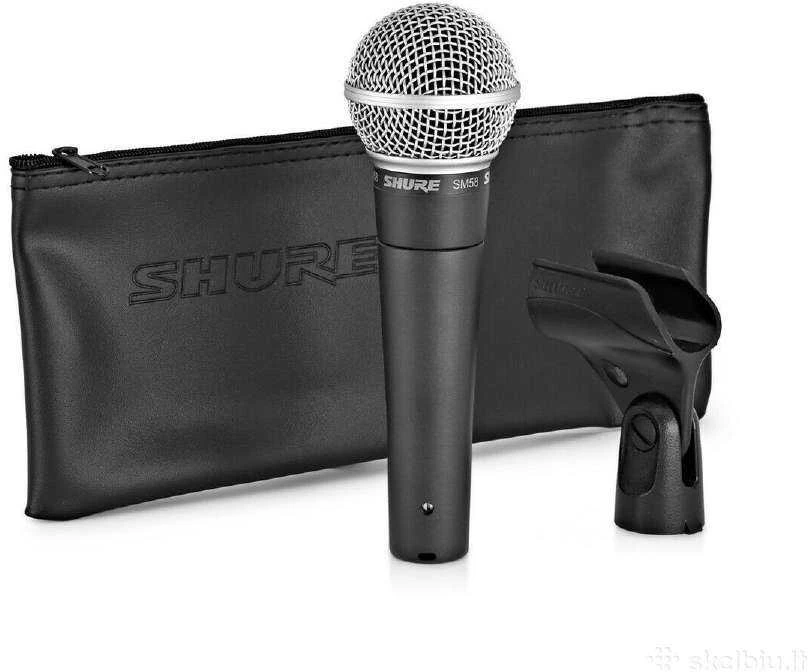 Shure SM58-LCE vokalinis laidinis rankinis mikrofonas