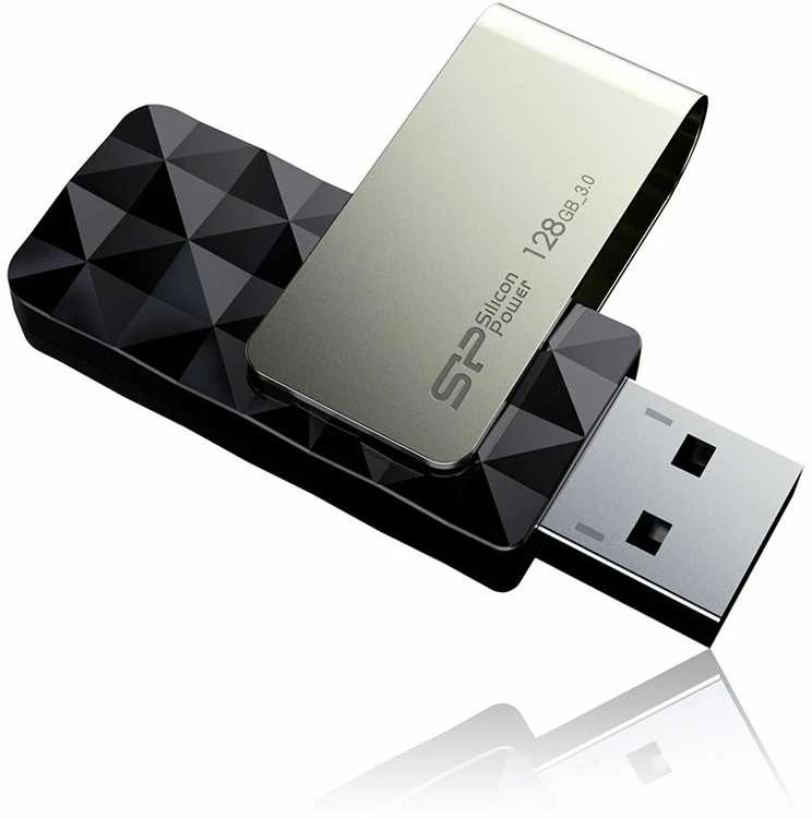 Silicon Power | Blaze B30 | 8 GB | USB A tipo | Sidabrinis