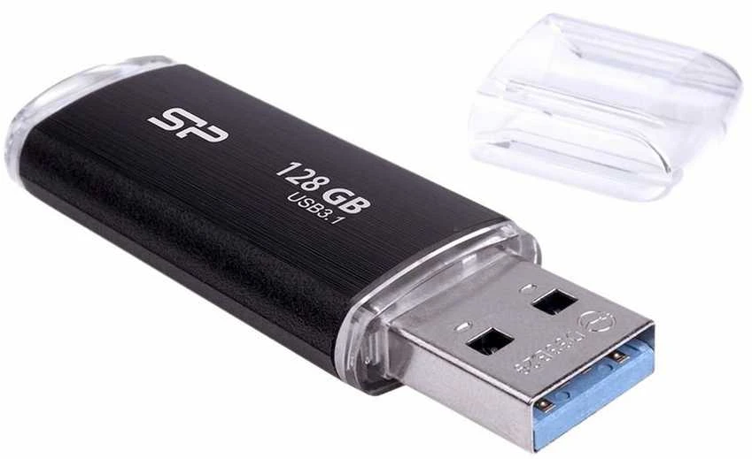 Silicon Power | USB 3.1 atmintinė | Blaze B02 | 128 GB | USB A tipo | Juodas