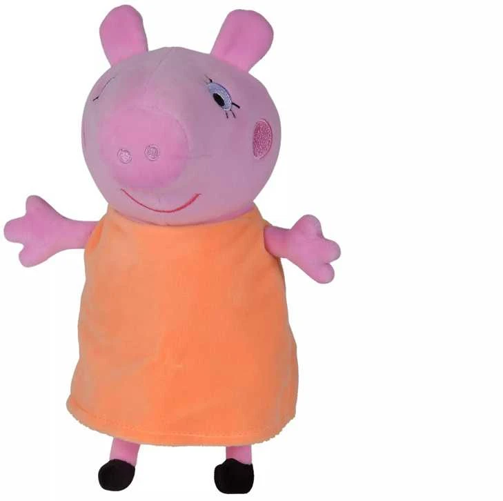 Simba Mascot rinkinys Peppa Pig George Mom Dad Pig automobilyje
