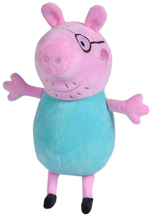 Simba Mascot rinkinys Peppa Pig George Mom Dad Pig automobilyje
