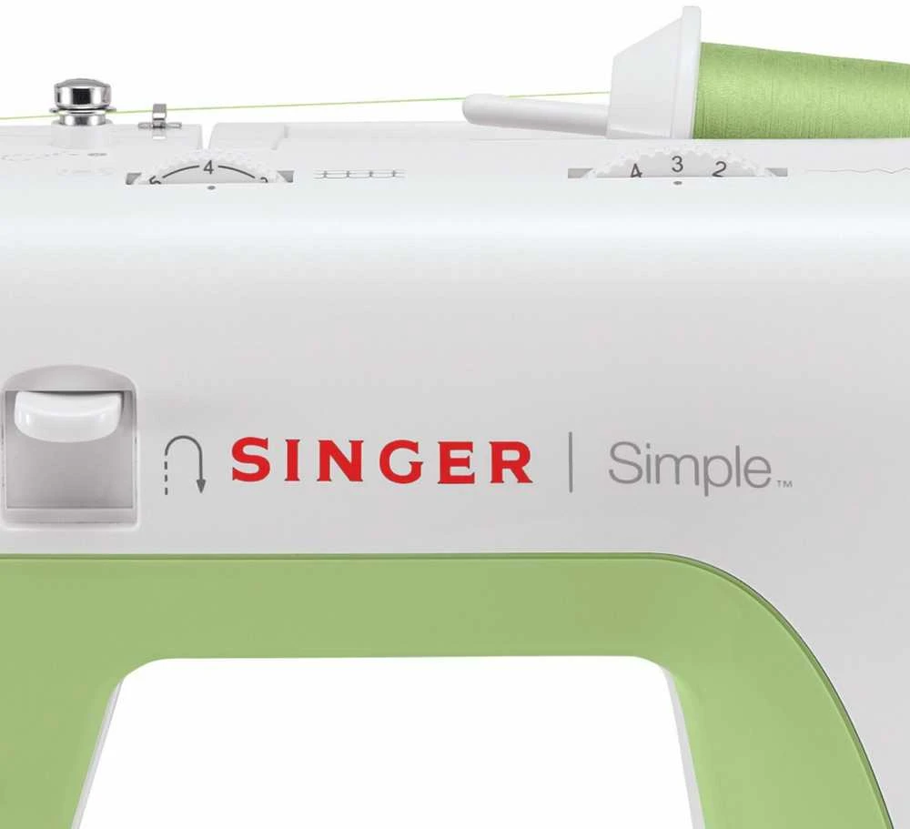 Singer Dainininkas | Siuvimo mašina | Paprasta 3229 | Siūlių skaičius 31 | Sagos skylučių skaičius 1 | Baltas/Žalias
