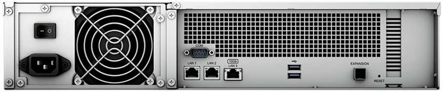 Serveris Synology Sinologija | RackStation | RS2423RP+ (perteklinė galia) 12 skyrių | AMD Ryzen | V1780B | Procesoriaus dažnis 3,6 GHz | 8 GB | DDR4