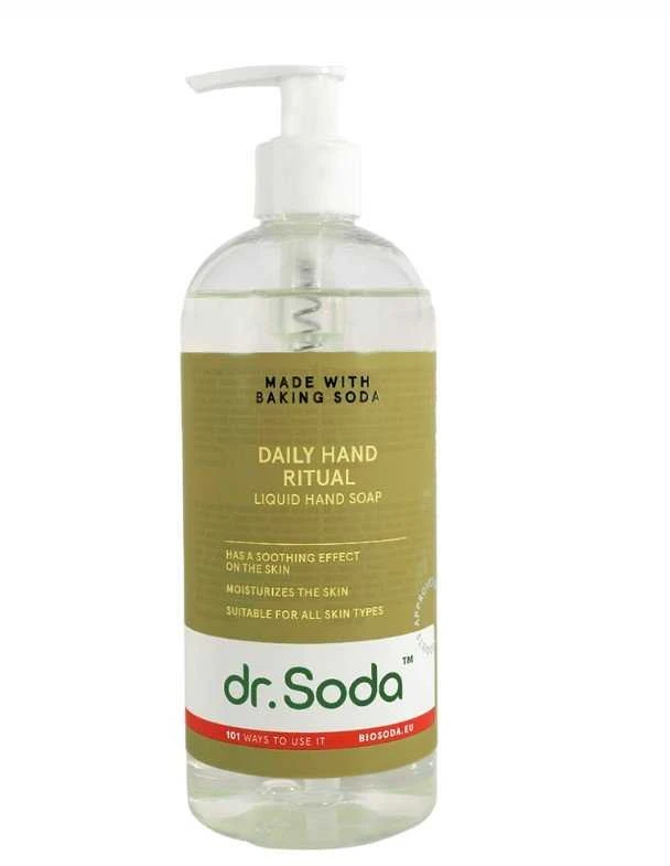 DR.SODA Soda | Skystas rankų muilas „Kasdienis rankų ritualas“, 400 ml | dr. Soda
