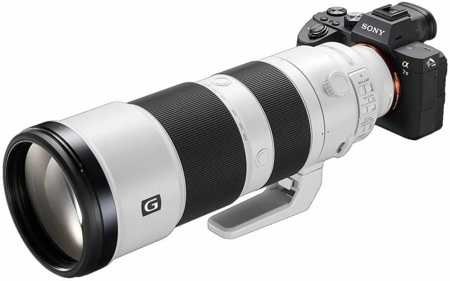 Sony FE 200–600 MM F5.6–6.3 G OSS MILC Priartinimo teleobjektyvas Balta