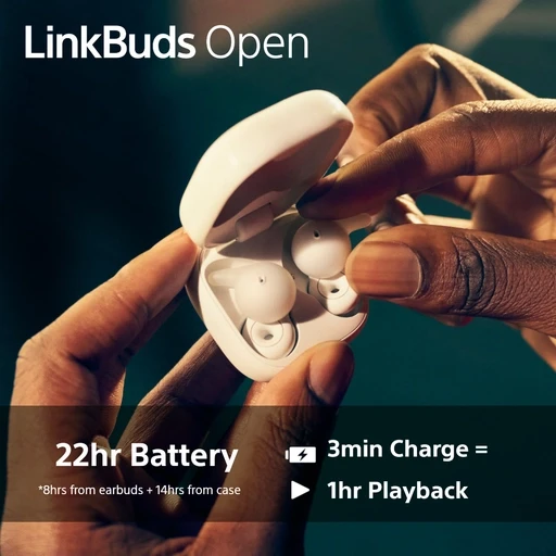 Ausinės Sony LinkBuds Open, Violetinės spalvos