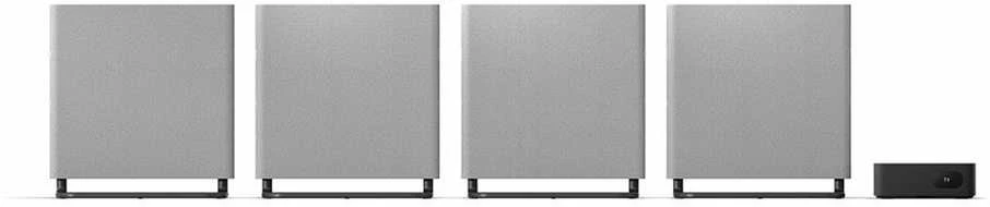 Namų kino sistema Sony | Home Audio System | HT-A9M2 Bravia Theatre Quad | Gray | Bluetooth | Belaidė jungtis