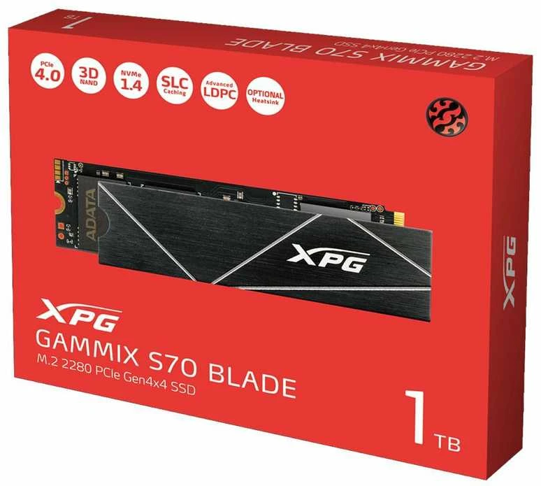 Kietasis diskas Adata XPG Gammix S70 Blade M.2 NVMe PCIe4x4, 1TB