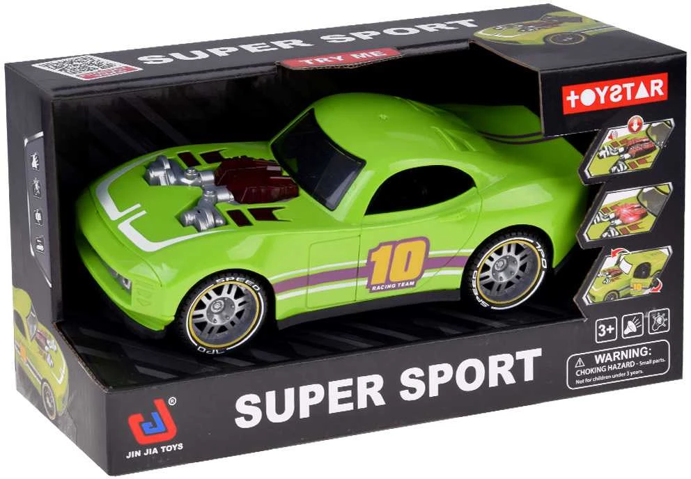 Jokomisiada Sports ralio automobilis, lenktyninis, šviesos efektai, garsas, važiavimas ZA5846