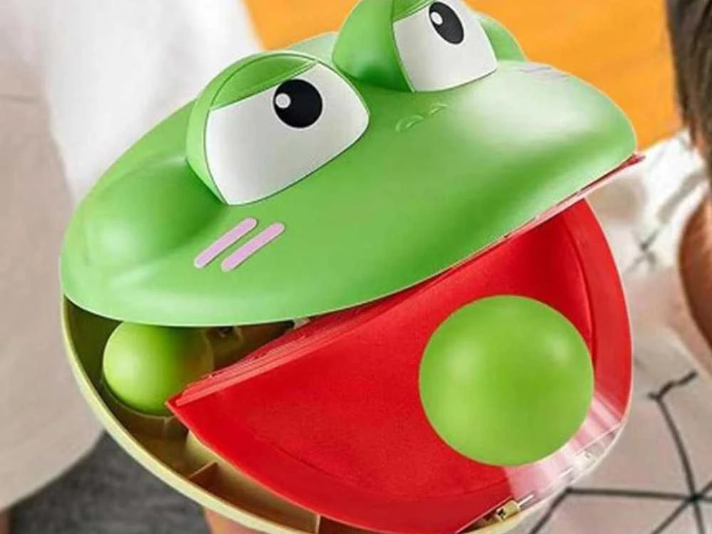 Jokomisiada Shooting glove with launcher x2 arcade game FROG + balls ZA5604