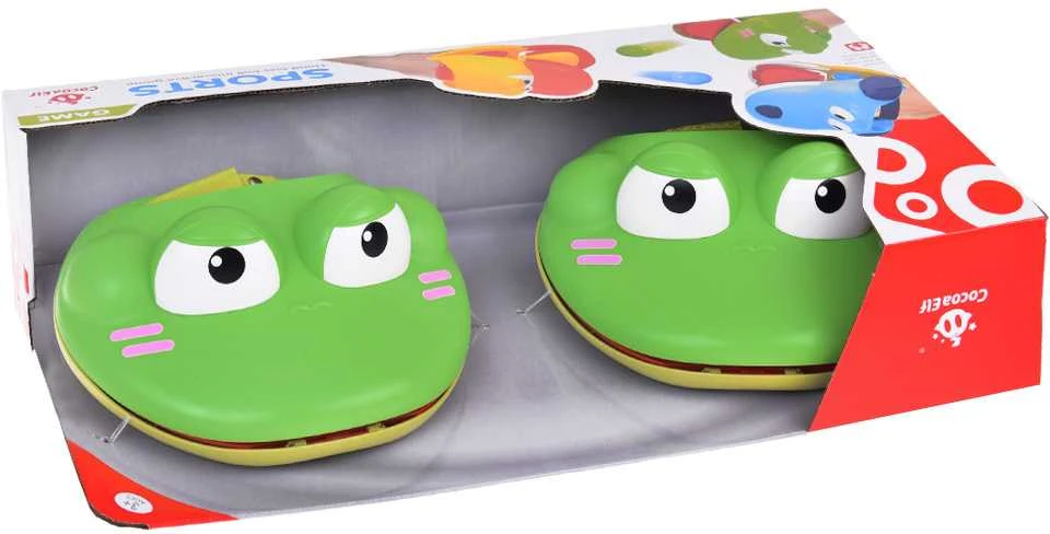Jokomisiada Shooting glove with launcher x2 arcade game FROG + balls ZA5604