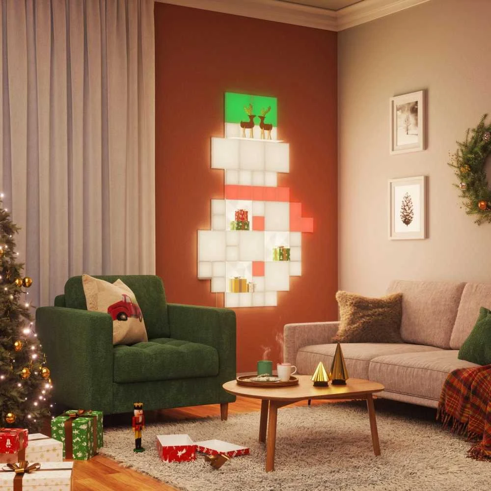 „Nanoleaf Blocks Big Squares“ pradinis rinkinys (6 panelės) | Daugiau nei 16 mln. spalvų