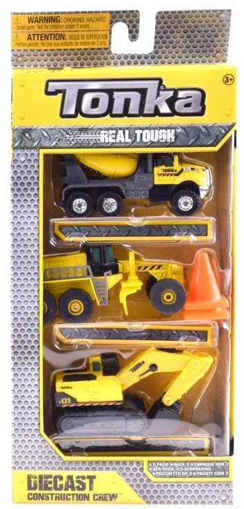 Hasbro Statybos mašinos „Tonka Autka“ rinkinys iš 3 ZA3617