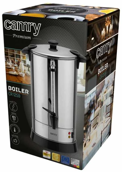 Virdulys Camry | Boiler | CR 1259 | Electric | 1650 W | 20 L | Nerūdijantis plienas
