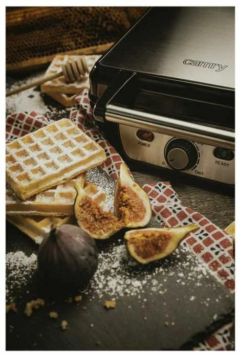 Camry | Vaflinė | CR 3025 | 1150 W | Number of pastry 4 | Belgium | Juodas/Nerūdijantis plienas