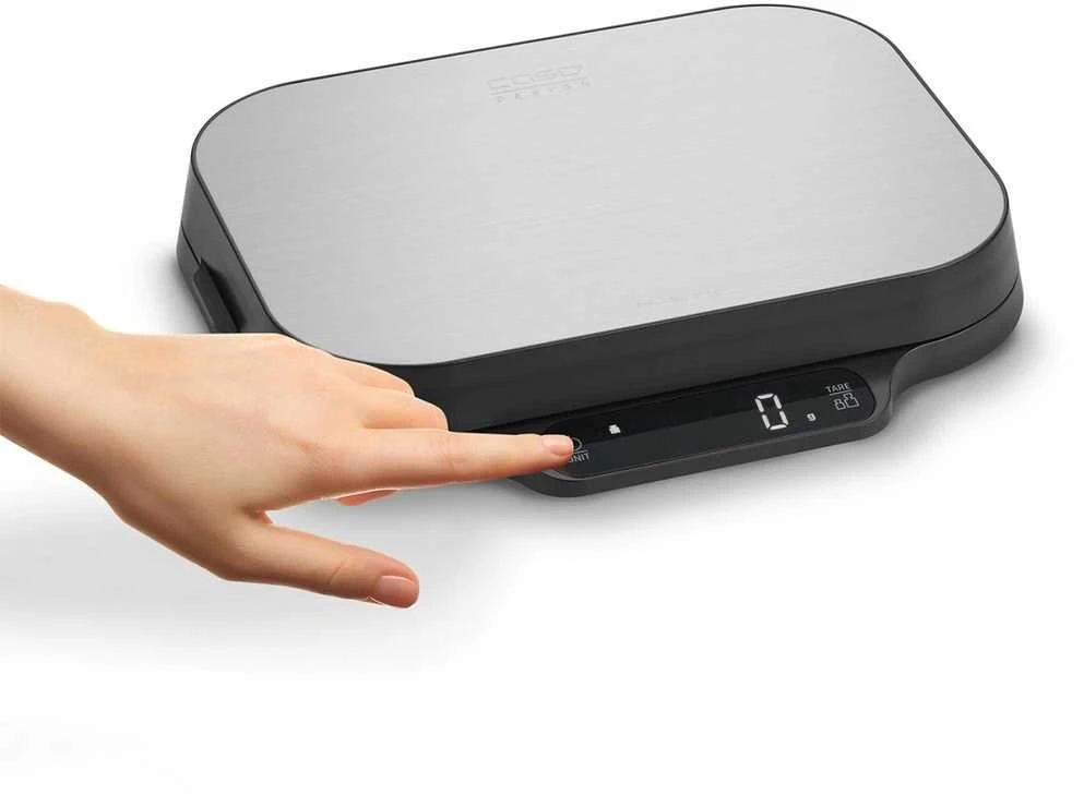 Virtuvinės svarstyklės Caso Kitchen and Precision scales | KitchenDuo | Ekranas type LED | Juodas/Nerūdijantis plienas