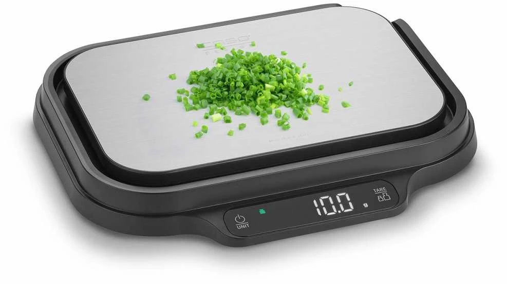 Virtuvinės svarstyklės Caso Kitchen and Precision scales | KitchenDuo | Ekranas type LED | Juodas/Nerūdijantis plienas