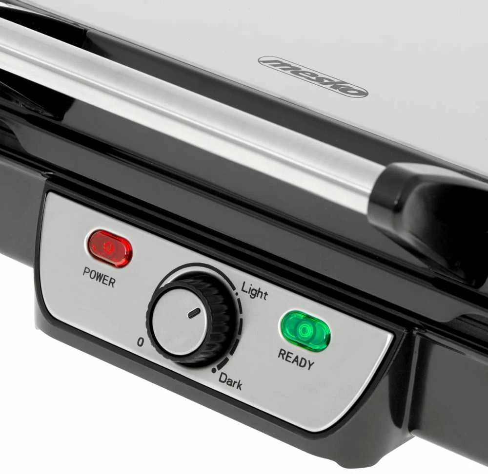 Mesko | Grilis | MS 3050 | Contact grill | 1800 W | Juodas/Nerūdijantis plienas