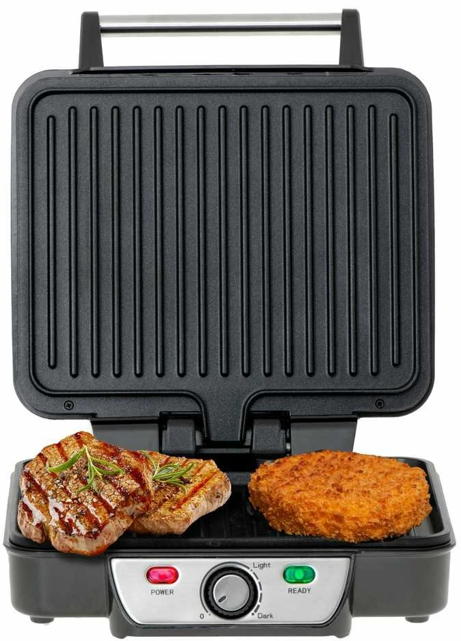 Mesko | Grilis | MS 3050 | Contact grill | 1800 W | Juodas/Nerūdijantis plienas