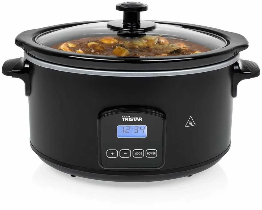 Tristar | Digital Slowcooker | VS-3920 | 210 W | Nerūdijantis plienas | 4.5 L | Number of programs 4 | Juodas