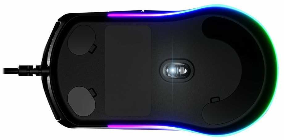 Žaidimų pelė SteelSeries su laidu Rival 3, Juodos spalvos