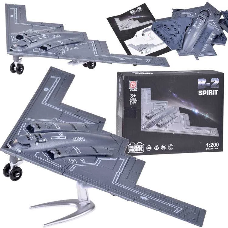 Jokomisiada Sukurkite legendinį B-2 Spirit bombonešio modelį Lėktuvas 1:200 ZA5025