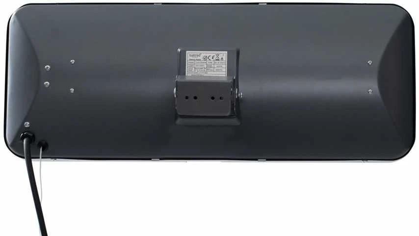 SUNRED® Lugo Quartz pakabinamas infraraudonųjų spindulių terasos šildytuvas LUG-2000W, 2000 W, Pilkas