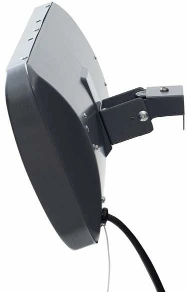 SUNRED® Lugo Quartz pakabinamas infraraudonųjų spindulių terasos šildytuvas LUG-2000W, 2000 W, Pilkas