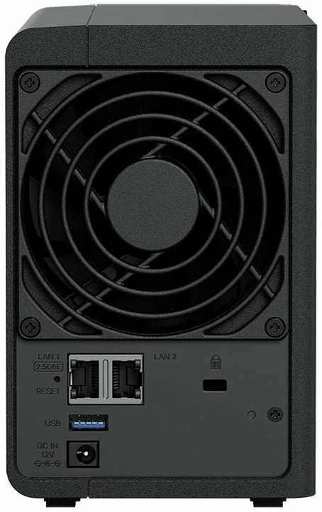 Serveris „Synology DS225+“ 2 skyrių NAS stacionarus diskas „Intel® Celeron® J4125“ 2 GB DDR4 „Synology DSM Juodas“ – tik „Synology“ kietasis diskas
