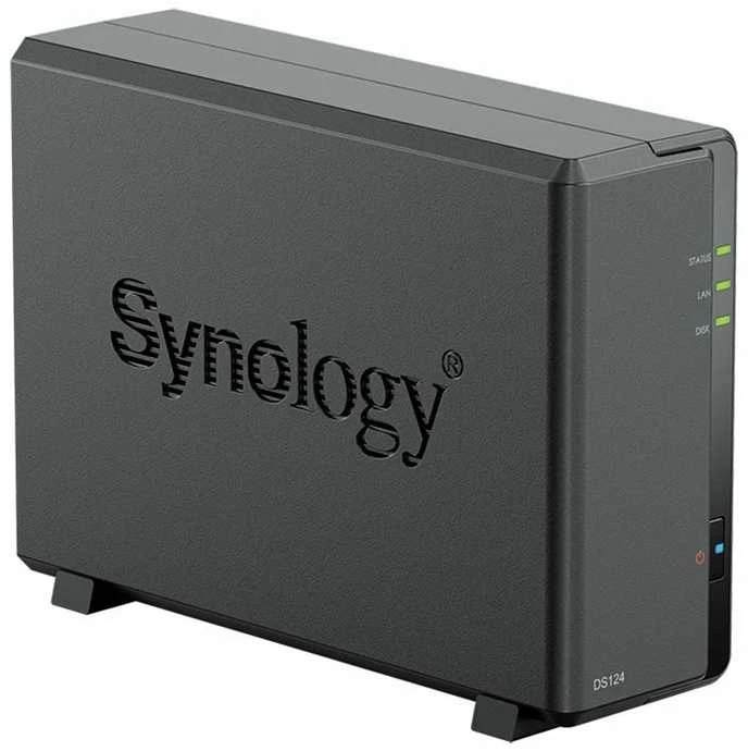 Serveris SYNOLOGY DS124 1-Bay NAS RTD1619B 1GB RAM