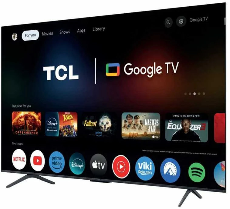 TCL 4K QLED televizorius | 65T8C | 65 | Išmanusis televizorius | „Google TV“