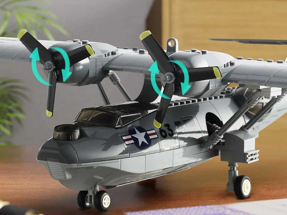 Jokomisiada Techniniai blokai kovinis orlaivis PBY-5A Catalina 364 elementai ZA5322
