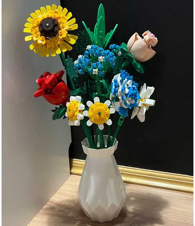 Jokomisiada Technical blocks Large bouquet of wild flowers ZA5461