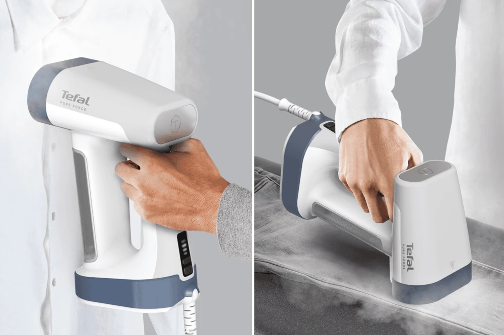 TEFAL garintuvas | DT8722E0 Pure Force 2in1 | Rankinis | 1800 W | 0,18 l | 35 g/min