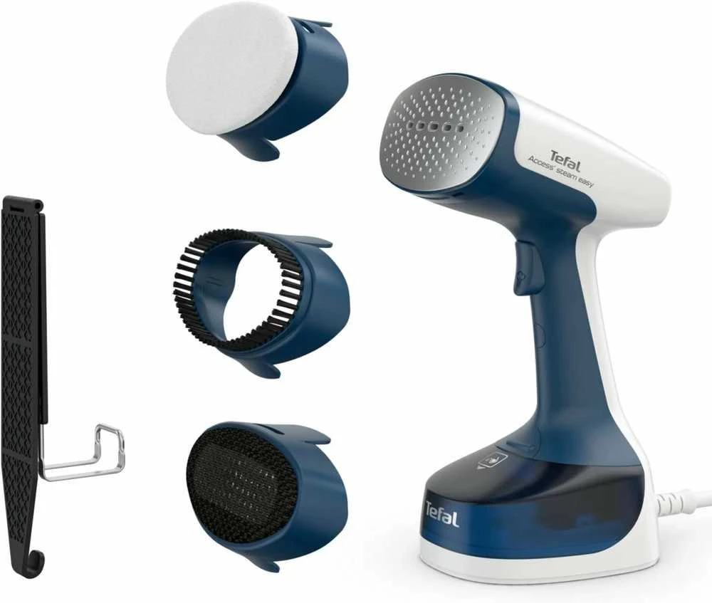 TEFAL Hand Travel Steamer | DT7130 | Handheld | 1400 W | 0.15 L | 25 g/min | Mėlyna/Baltas