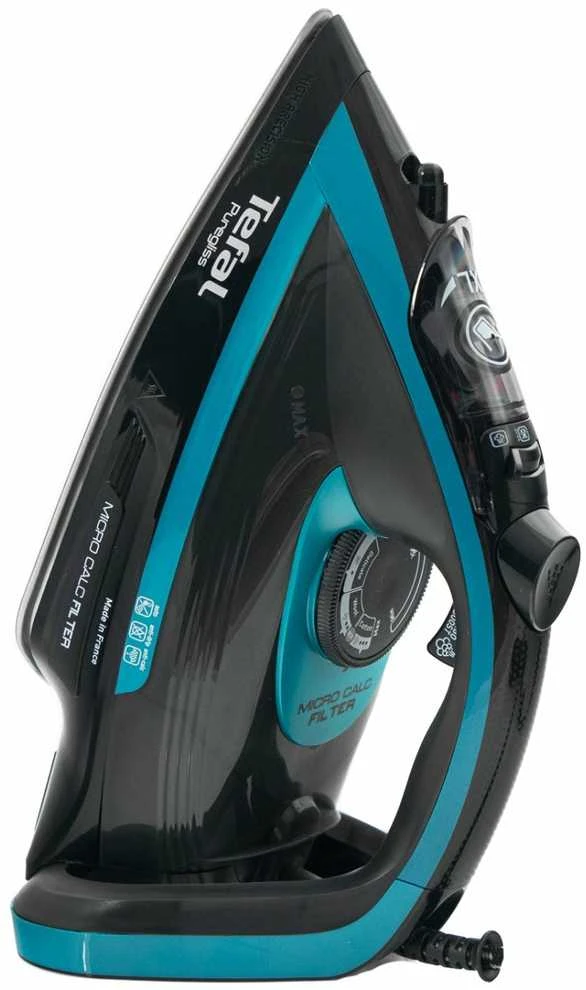 TEFAL | Lygintuvas | FV8066E0 | Garų lygintuvas | 3000 W | Vanduo tank capacity 270 ml | Continuous steam 50 g/min | Steam boost performance 280 g/min | Juodas/Mėlyna