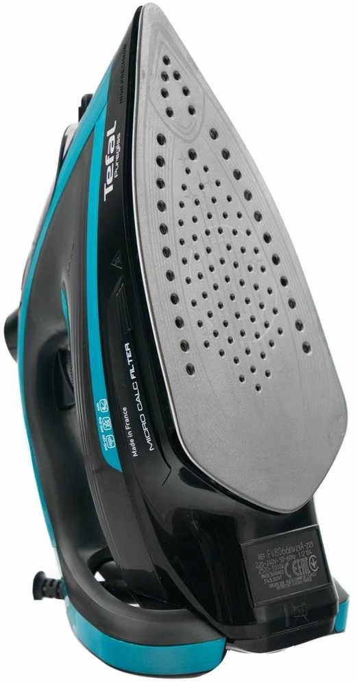 TEFAL | Lygintuvas | FV8066E0 | Garų lygintuvas | 3000 W | Vanduo tank capacity 270 ml | Continuous steam 50 g/min | Steam boost performance 280 g/min | Juodas/Mėlyna