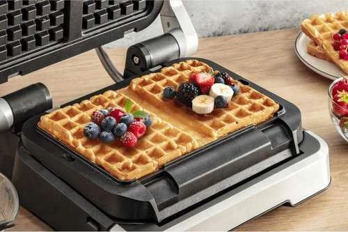 Virtuvinės svarstyklės TEFAL OptiGrill Užkandžių ir kepimo reikmenys | XA730810 | Kepinių skaičius 1 | Vaflis | Juodas