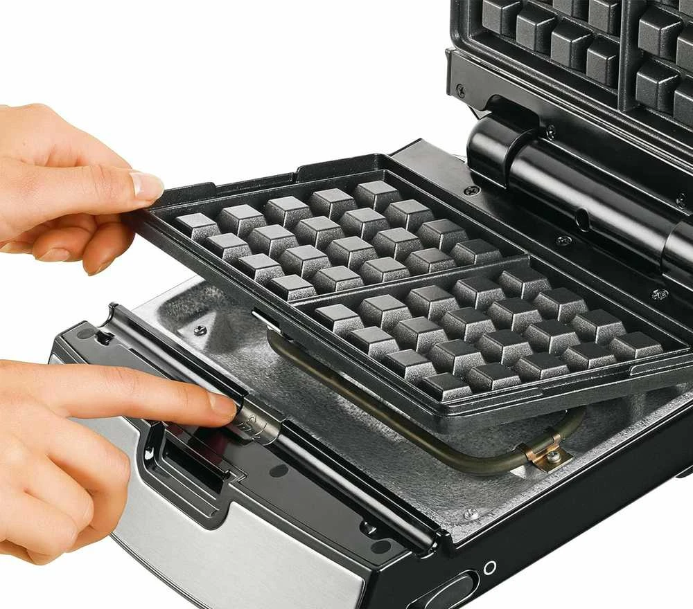 TEFAL Sumuštinių ir vaflių keptuvas SW854D16, 4 plokštės