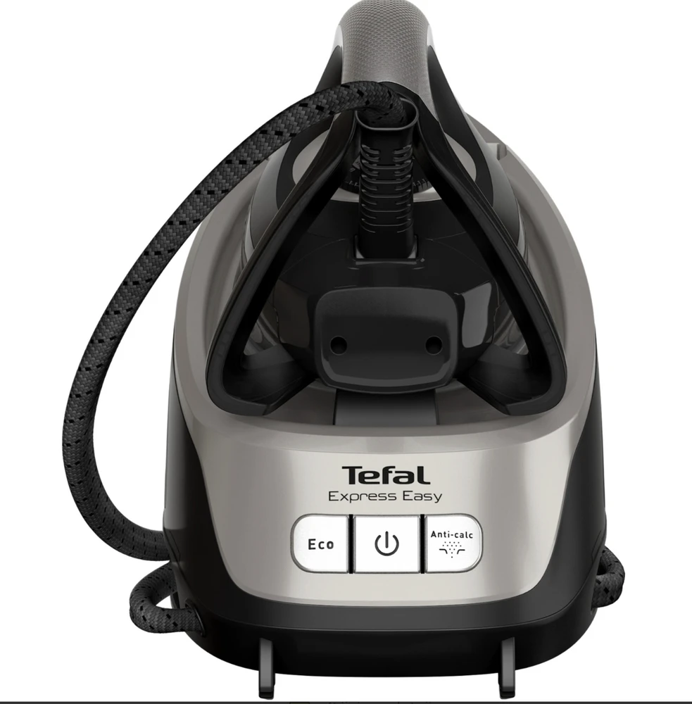 TEFAL garo stotis | SV6140 Express Easy | 2200 W | 1,7 l | 6 barai | Automatinis išjungimas | Vertikali garų funkcija | Kalkių valymo funkcija | Juodas/Plienas Pilkas