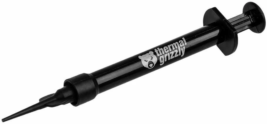 Thermal Grizzly | Terminis tepalas "Conductonaut" 1g | universalus | Šilumos laidumas: 73 W/mk; Klampumas: 0,0021 Pas; Tankis: 6,24g/cm3; Temperatūra: 10 °C / +140 °C; Sudėtis: 1 g