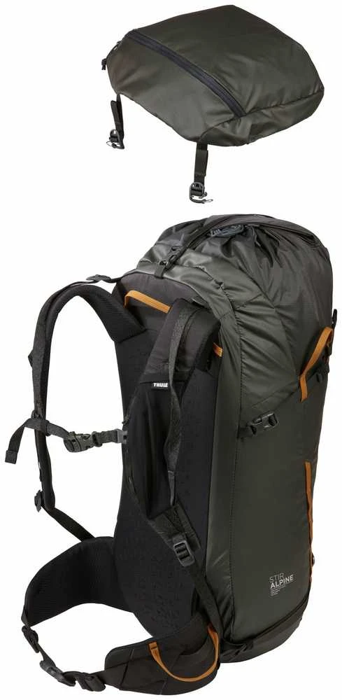 Thule Tulė | Maišykite Alpine, 40L | Pėsčiųjų kuprinės | Obsidianas | Pečių dirželis